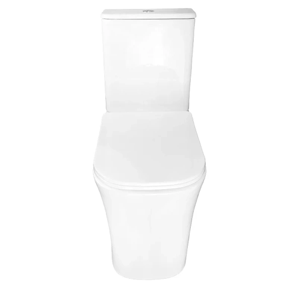 унитаз компакт azario anteo square az-1218a напольный, безободковый, с бачком и сиденьем микролифт, 66х36х82 см, белый