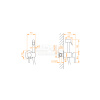 гигиенический душ со смесителем rgw shower panels sp-206b 511408206-04 черный матовый