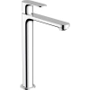 Смеситель Hansgrohe Rebris S 72580000 для раковины, CoolStart, с донным клапаном, высокий h30.3 см, излив 16.9 см, хром