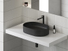 раковина-чаша ravak ceramic slim o 55 xjx0d155000 черная матовая