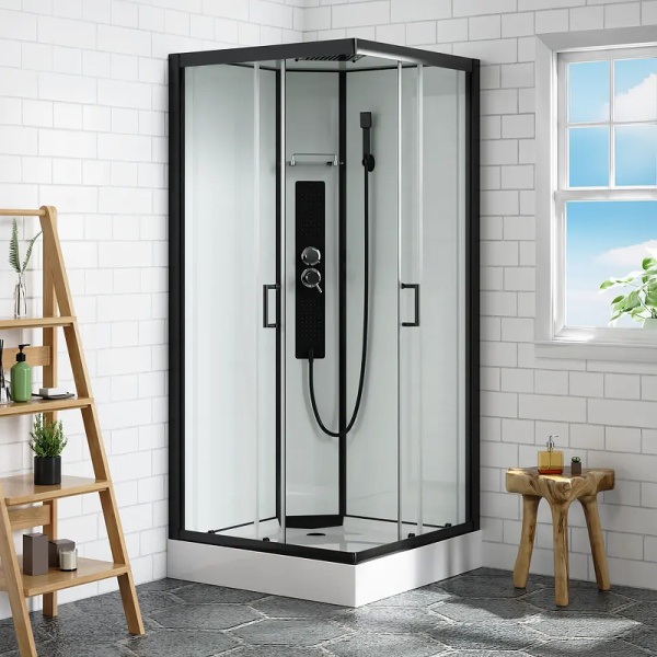 душевая кабина parly 90x90 ami quadro без гидромассажа