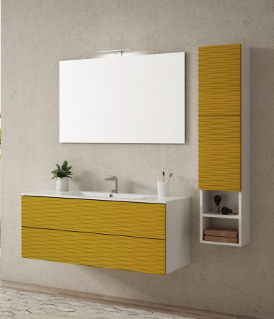 Шкаф-пенал 140 CEZARES BALI BACL140.601, цвет bianco laccato opaco