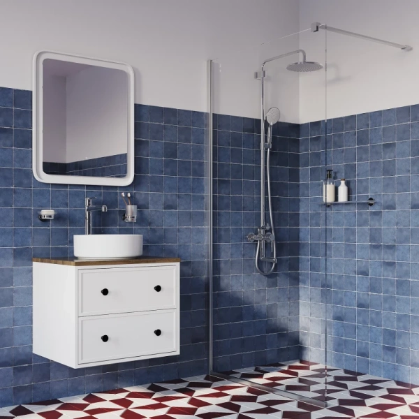 душевая система iddis aiger aigsb3fi06 228 мм, со смесителем, хром