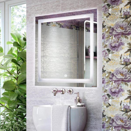 Зеркало Comforty Квадрат 90 с подсветкой