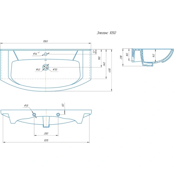 раковина подвесная aqwella kirovit элеганс 105 4620008197388 белая раковина подвесная aqwella kirovit элеганс 105 4620008197388 белая