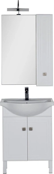 тумба под раковину aquanet стайл 65 с дверками, 00179920