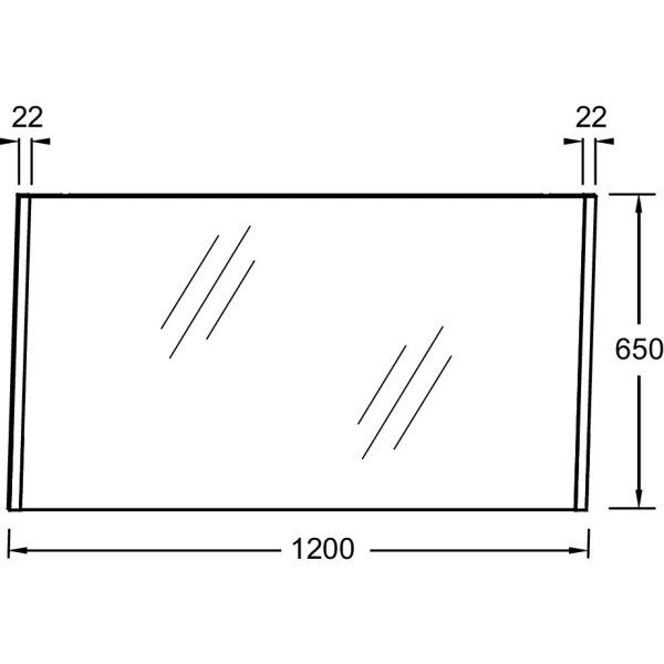зеркало jacob delafon sherwood 120 eb1838ru-p6 натуральный дуб