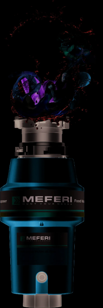 измельчитель пищевых отходов meferi mfd560 push ultra