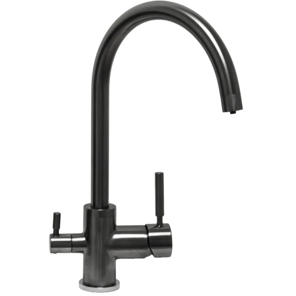 смеситель для кухни seaman barcelone ssl-5385-gun