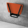 сиденье для душа ravak ovo b ii orange/black b8f0000061 прозрачно-оранжевое черное