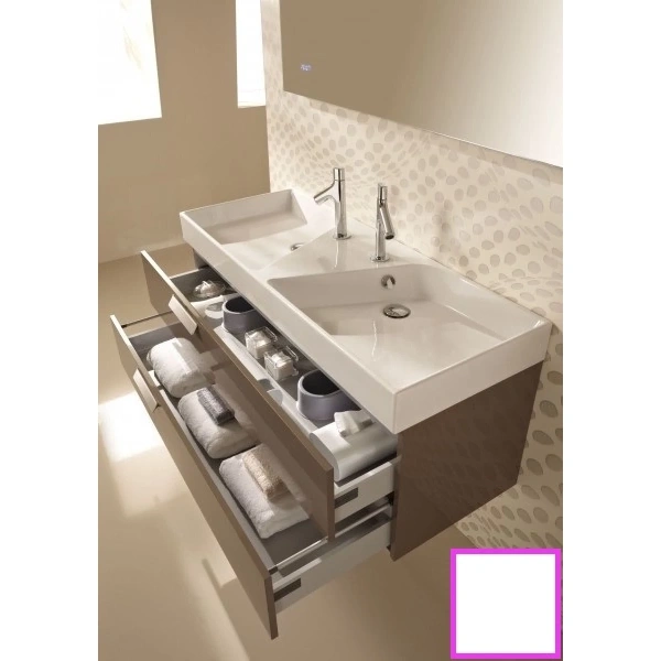 тумба под раковину jacob delafon rythmik 120 см, eb1305-g1c белый глянец