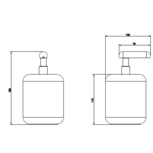 Дозатор для мыла Gessi Goccia 38038#099