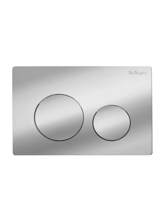 Кнопка смыва для инсталляции BelBagno BB-03C-CRM для унитаза, пластик, цвет хром