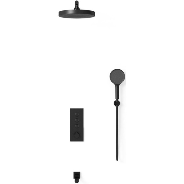 душевой комплект 300 мм vincea inspire vsfw-433ti2mb