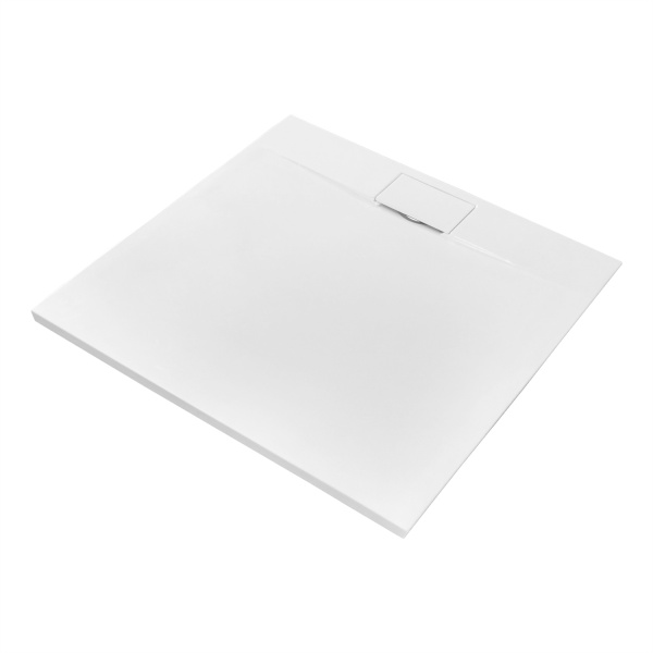 душевой поддон из стеклопластика wasserkraft alme 15t03 90×90x4 белый