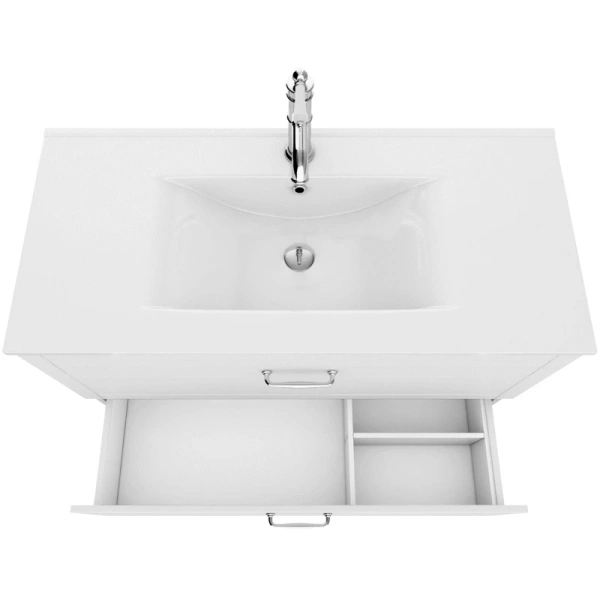 тумба с раковиной iddis oxford 100 oxf10w1i95k белая тумба с раковиной iddis oxford 100 oxf10w1i95k белая