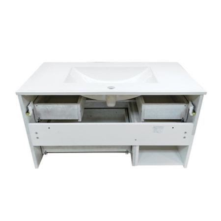 тумба с раковиной comforty турин 90 00004147127 подвесная дуб белый