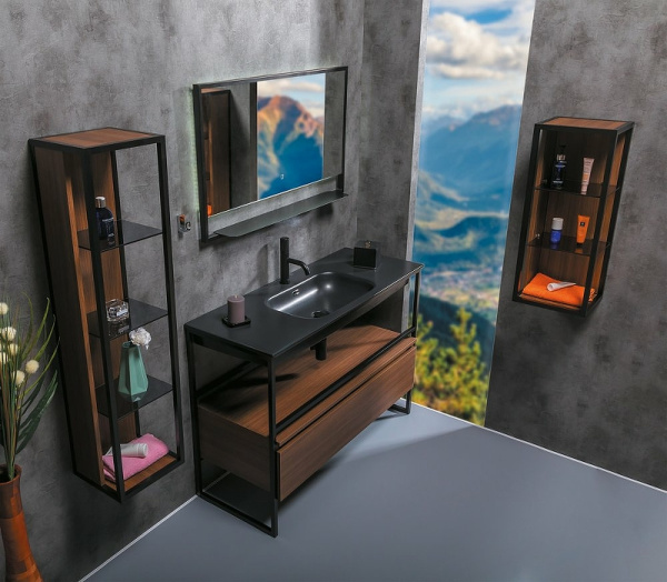 тумба boheme armadi art loft 120 894-120-d подвесная dark wood