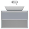 столешница мебельная под раковину ideal standard connect air e0849eq светло-серый глянцевый