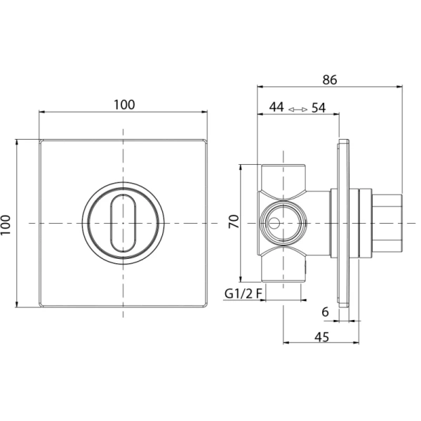 переключатель на 3 положения migliore kvant 26087