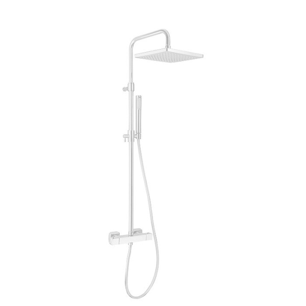 Душевая система Webert Pegaso PE980507740METAL цвет белый матовый