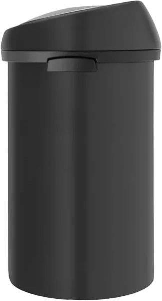 Мусорное ведро Brabantia Touch Bin 128981 30 л, черное, с эффектом минерального напыления