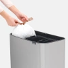 мусорное ведро brabantia bo touch bin 316081 11 + 11 + 11 л