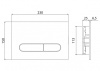 инсталляция belbagno bb002-80/bb007-pr-nero.m с черной матовой клавишей смыва