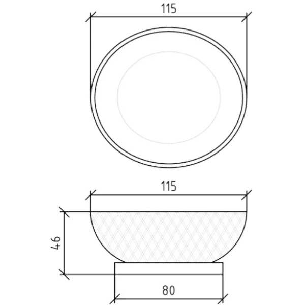 Мыльница Boheme Murano Cristal 10205 Золото