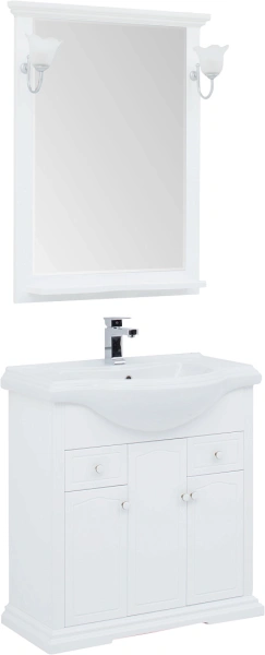 тумба под раковину aquanet лагуна 80 для раковины kirovit классик 80, 00200883