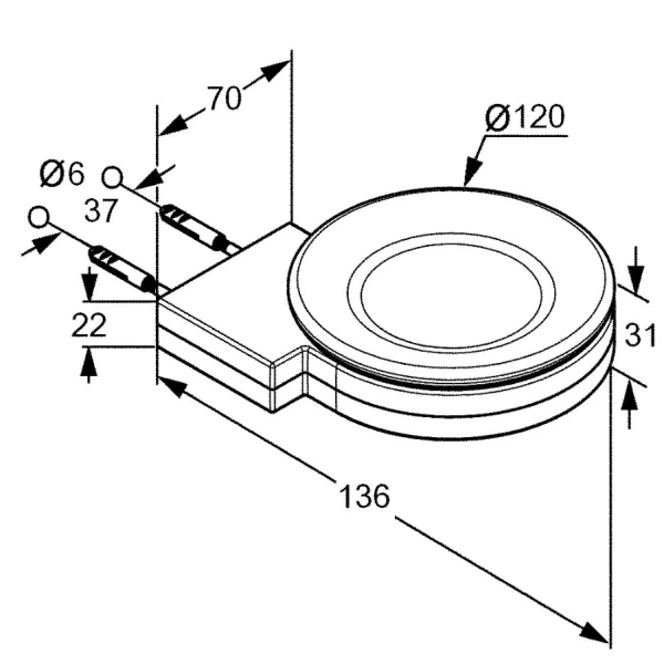 Мыльница Kludi A-XES 4898505