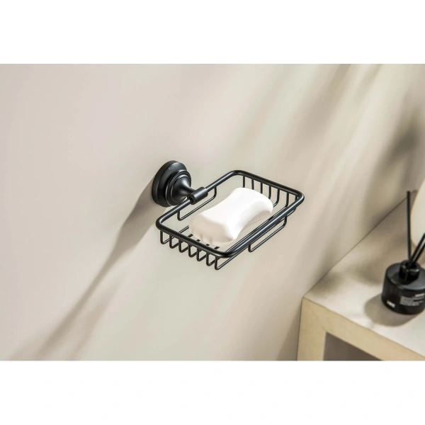 Мыльница AQUATEK Классик AQ4533MB матовый черный