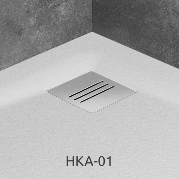душевой поддон из литьевого мрамора 100×100 см radaway kyntos a white hka100100-04