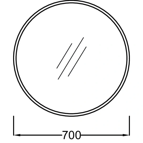 зеркало jacob delafon odeon rive gauche 70 eb1177-00 белое