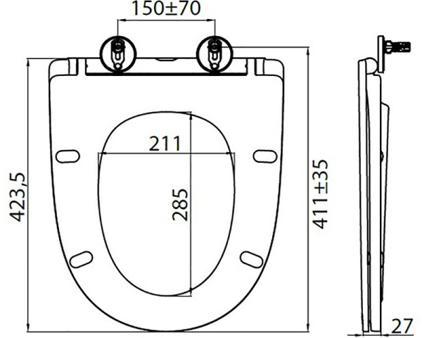 сиденье для унитаза belbagno lounge bb045/051sc белое с микролифтом