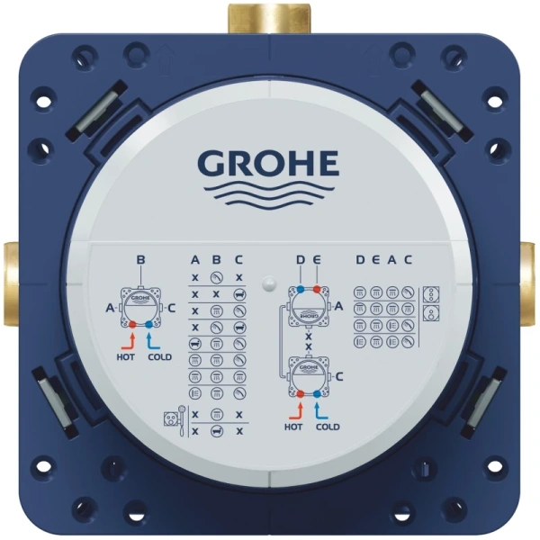 универсальная встроенная часть grohe rapido smartbox 35604000