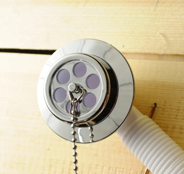 слив-перелив для ванны mcalpine mrb1-ns 40 мм, хром