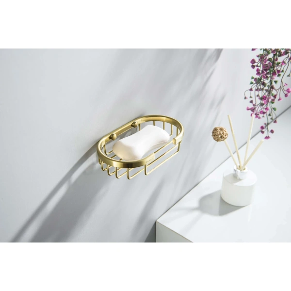 Мыльница Aquatek AQ4956BG настенная, золотой матовый