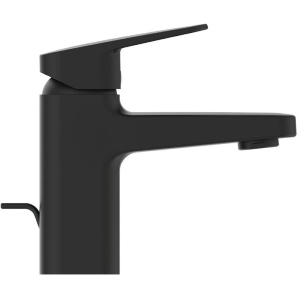 смеситель для раковины ideal standard ceraplan bd214xg с донным клапаном, черный матовый