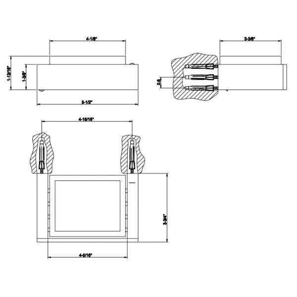 Gessi Gessi Inverso Accessories Мыльница подвесная, цвет: белый/Brass Brushed PVD