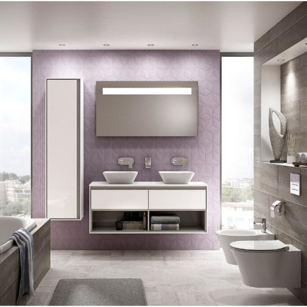 шкаф пенал ideal standard connect air 40 e0832b2 подвесной белый