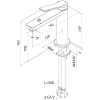 смеситель для раковины iddis parker parbl00i01 матовый черный