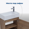 тумба под раковину aquanet nova lite 00298855 1 дверца, 49x25.2 см, дуб рустикальный