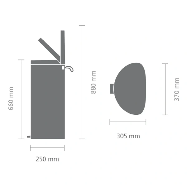 Мусорное ведро Brabantia FlatBack 103964