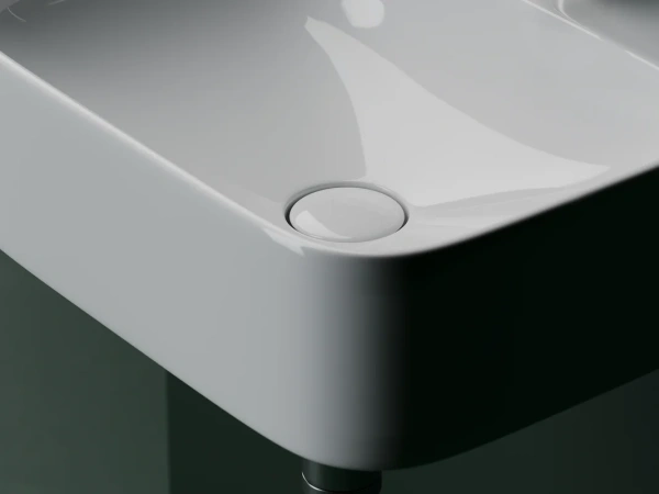 раковина ceramicanova aura cn2005 подвесная, 43.5x35 см, белая