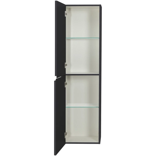 шкаф пенал cezares duet 40 duet-1500-2a-sc-gr-p подвесной grafito