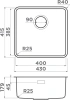мойка кухонная omoikiri omi 43-u/i ultra-in нержавеющая сталь