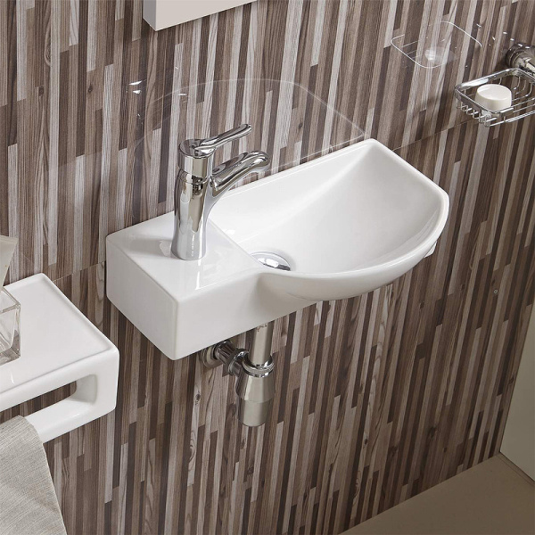 раковина weltwasser aisbach 7950 gl-wt l 50 10000008692 белая глянцевая