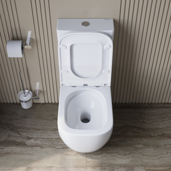 унитаз компакт belbagno luce-tor bb2197cp-tor/sc без бачка с сиденьем микролифт