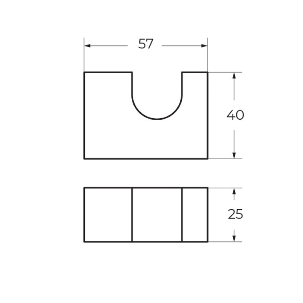 Крючок для полотенца Art&Max Platino AM-E-3986AL